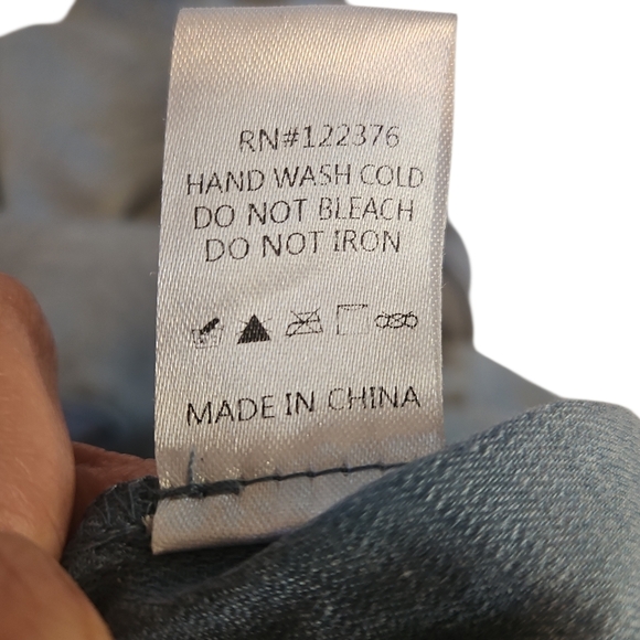 Mustard Seed Blue Tiered Sleeveless Dress | Size S - Picture 4 of 8